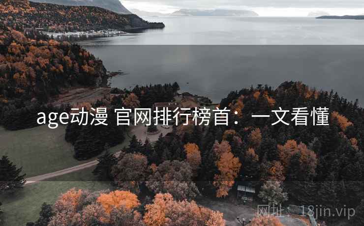 age动漫 官网排行榜首：一文看懂